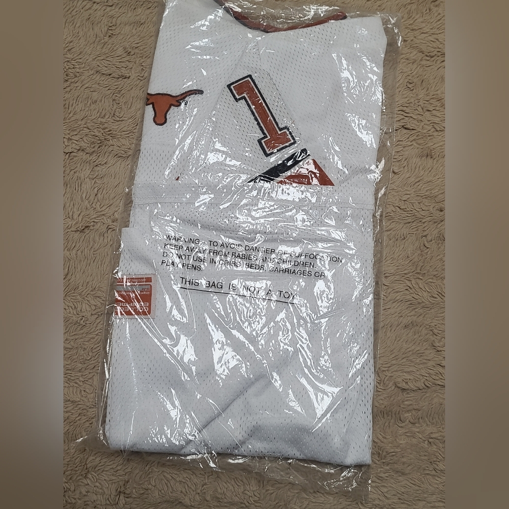 Texas Longhorns Football Jersey #10, Colosseum College Equipment NWT, Medium - Picture 4 of 4